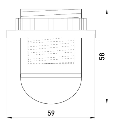 KUNSTSTOFF-LAMPENFASSUNG E27 MIT MUTTER, SCHWARZ E.LAMP SOCKEL MIT MUTTER.E27.PL.SCHWARZ E.NEXT