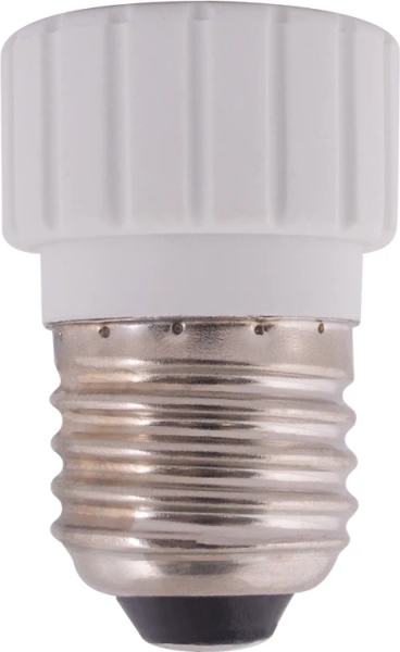 E27-ZU-GU10-ADAPTER, WEISS E.LAMP ADAPTER.E27/GU10.WEISS E.NEXT