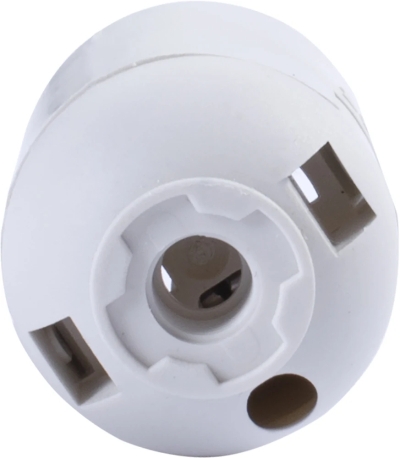 Plastic LAMP holder E.LAMP SOCKET.E27.PL.WHITE, E27, WHITE, E.NEXT