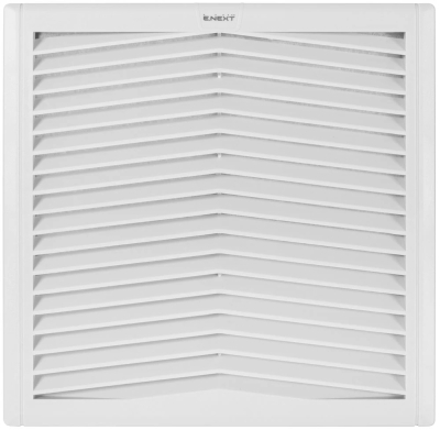 Grilă filtrantă pentru tablouri electrice e.climat.filter.pro.255, pentru ventilator 180×180 mm, IP54, E.NEXT