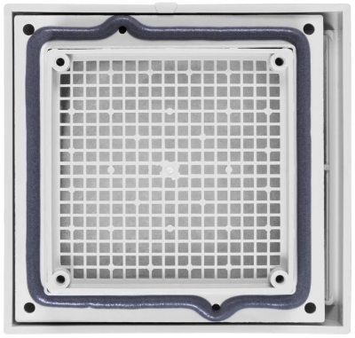 Grilă filtrantă pentru tablouri electrice e.climat.filter.pro.97, pentru ventilator 97×97 mm, IP55, E.NEXT