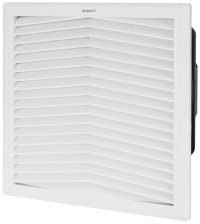 Ventilator cu grilă filtrantă e.climat.fanfilter.pro.255, 223×223 mm, IP54, E.NEXT