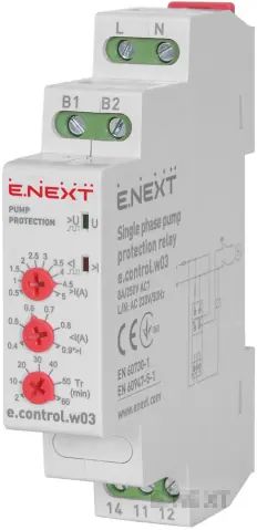 SINGLE-PHASE PUMP POWER CONTROL RELAY E.CONTROL.W03 E.NEXT