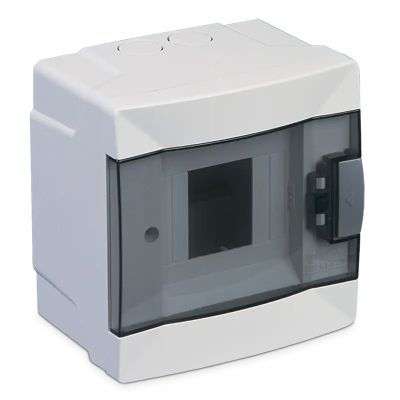 Plastic electrical panel, item 63104 E.NEXT