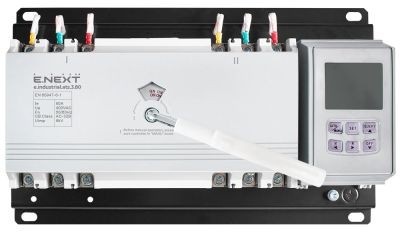 Automatic transfer switch (ATS) e.industrial.ats.3.80, 3P, 80 A, E.NEXT