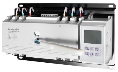 Automatic transfer switch (ATS) e.industrial.ats.3.125, 3P, 125 A, E.NEXT